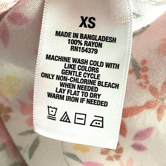 Aeropostale Printed Twist-Front Tie-Back Romper Size XS - Picture 10 of 11